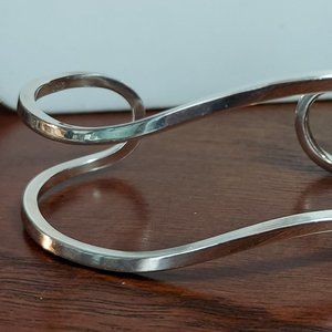 Sterling Bracelet Pop Art Signed and Hallmarked